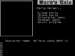 Bard's Tale, The - Party Merger (1988)(Electronic Arts)